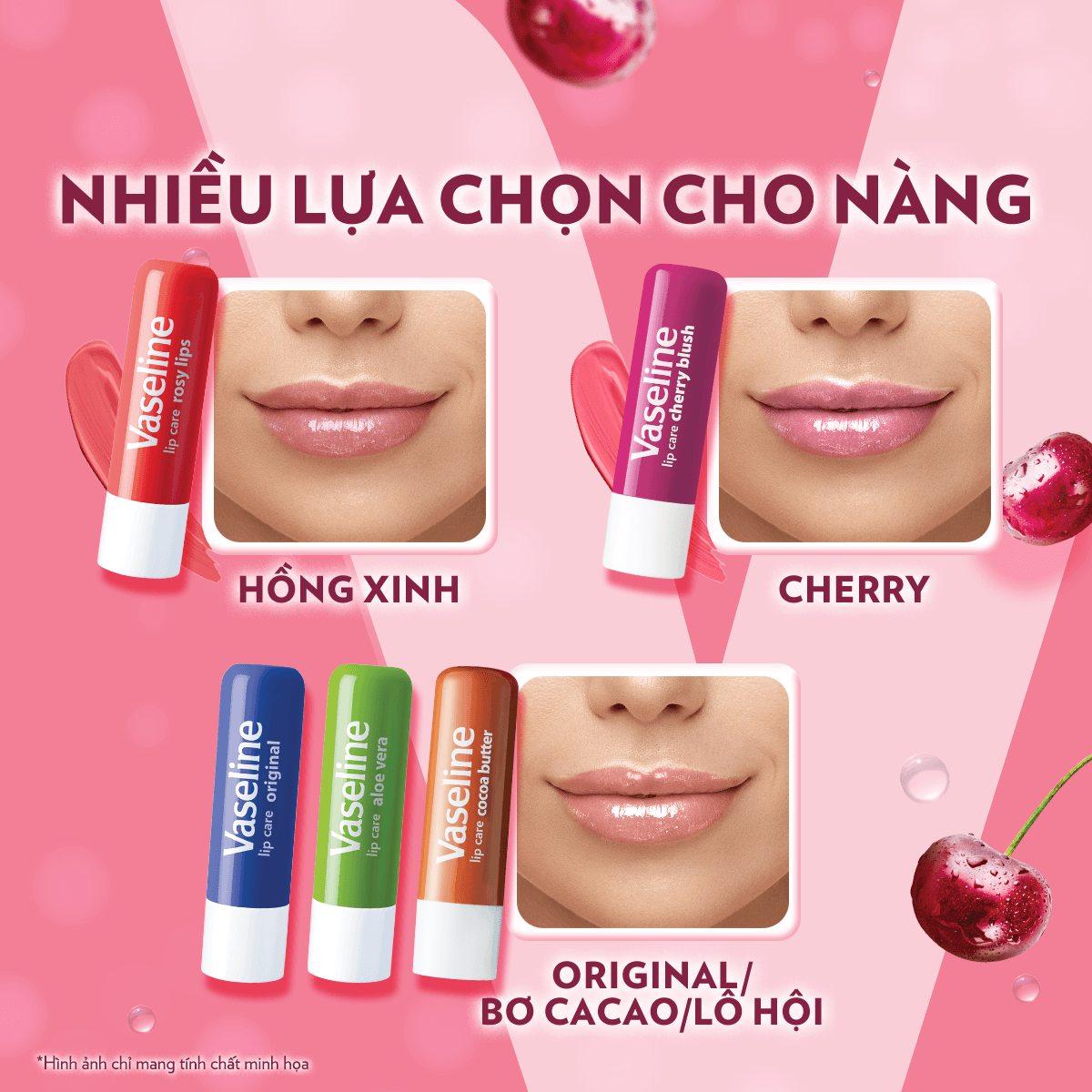 son-duong-moi-hong-cherry-vaseline-stick-4-8g