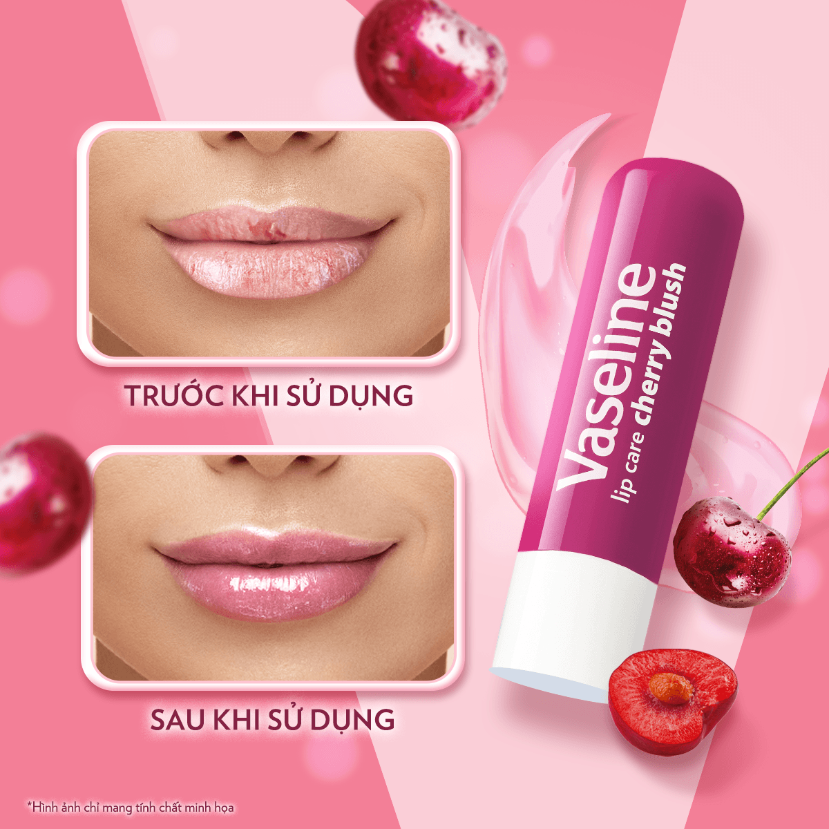 son-duong-moi-hong-cherry-vaseline-stick-4-8g