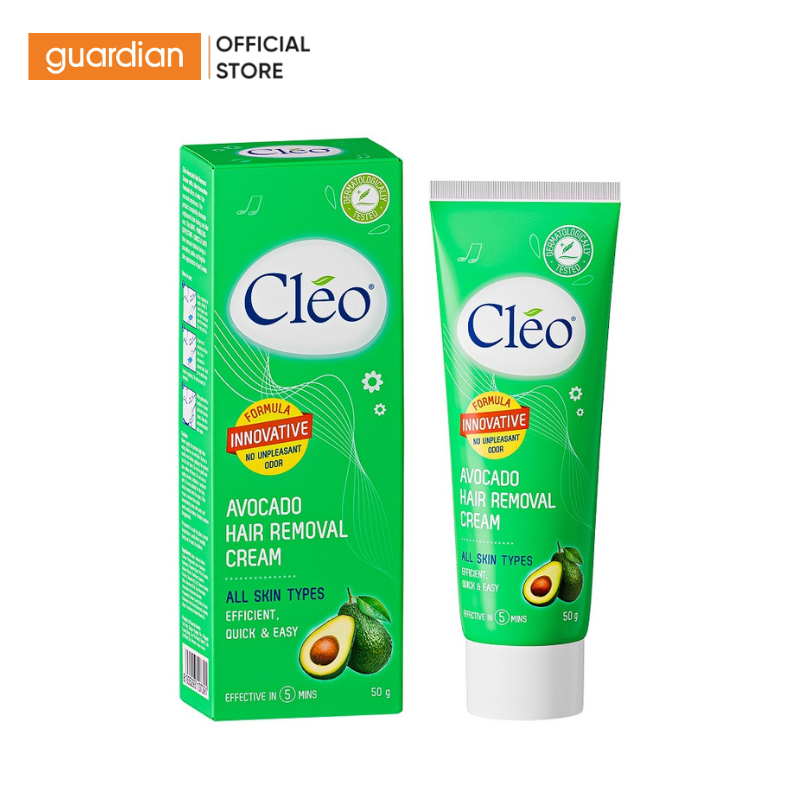 Kem Tẩy Lông Cải Tiến Mùi Hương Cleo Chiết Xuất Từ Bơ 50gr