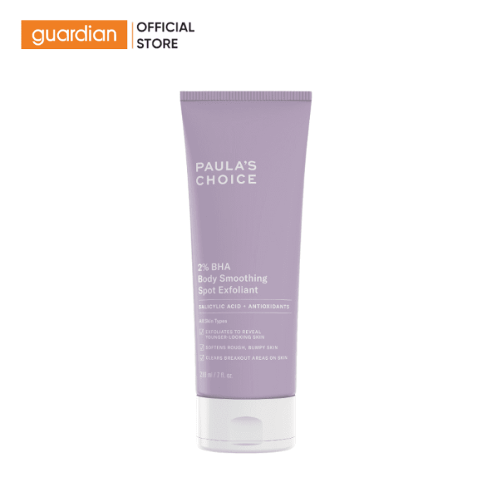 Kem Dưỡng Thể Hỗ Trợ Giảm Mụn Và Làm Mịn Da Paula's Choice 2% BHA Body Smoothing Spot Exfoliant 210ml