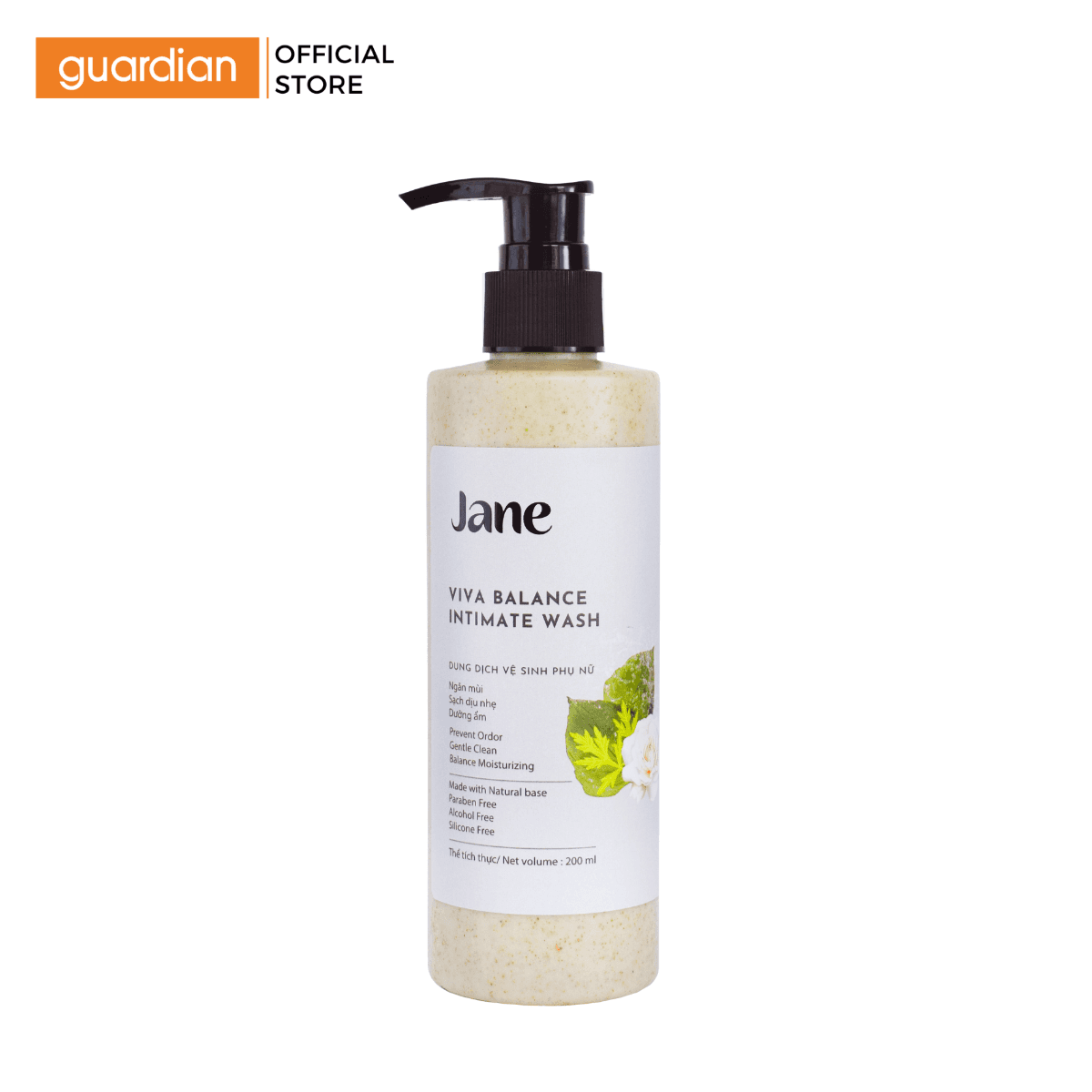 Dung Dịch Vệ Sinh Phụ Nữ Nhẹ Nhàng Thơm Mát Jane Viva Balance Intimate Wash 200ml