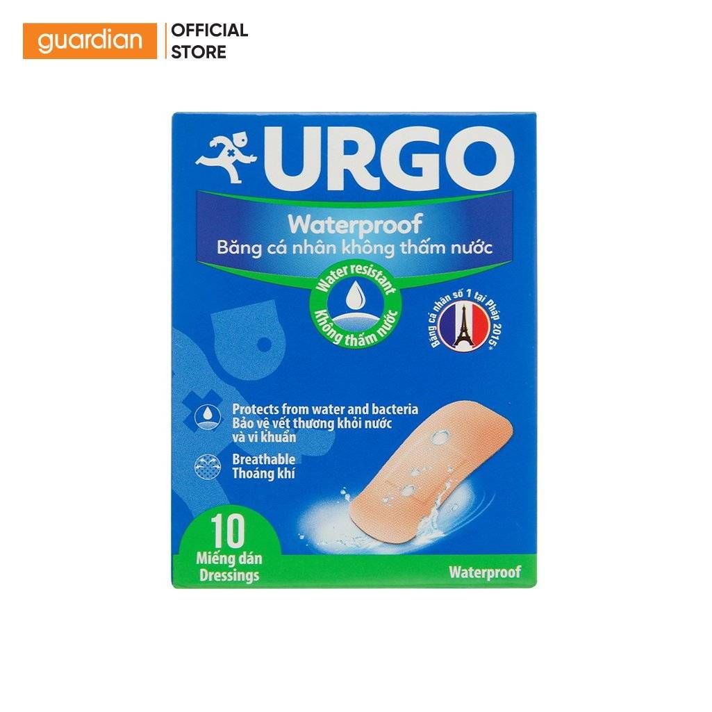 Băng Cá Nhân Dành Cho Các Hoạt Động Dưới Nước Urgo Waterproof 10 Miếng