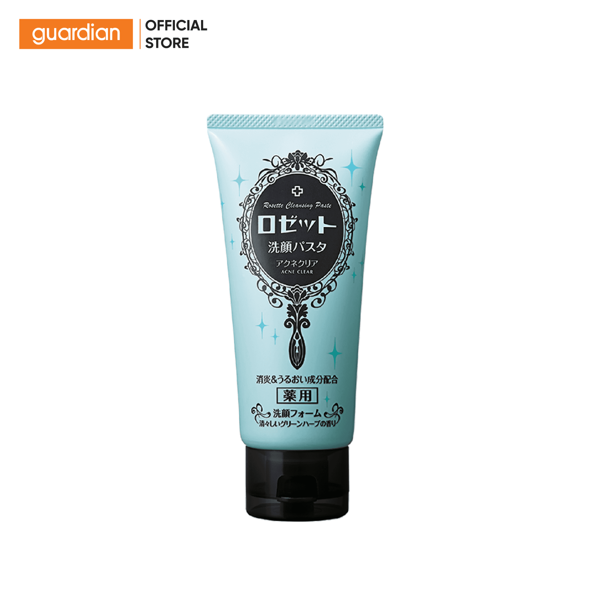 Sữa Rửa Mặt Hỗ Trợ Giảm Mụn Rosette Face Wash Pasta Acne Clear 120G