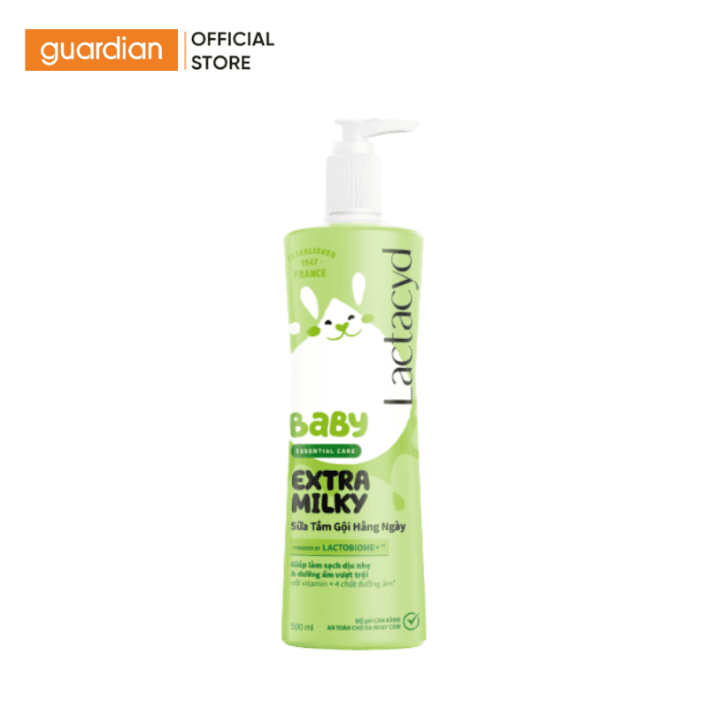 Sữa Tắm Gội Trẻ Em Milky Lactacyd 500Ml