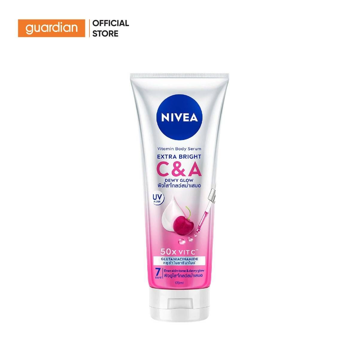Sữa Dưỡng Thể Dưỡng Sáng Da Nivea Extra White C&A Vitamin Lotion Da Đều Màu Hơn Sau 7 Ngày 170ml
