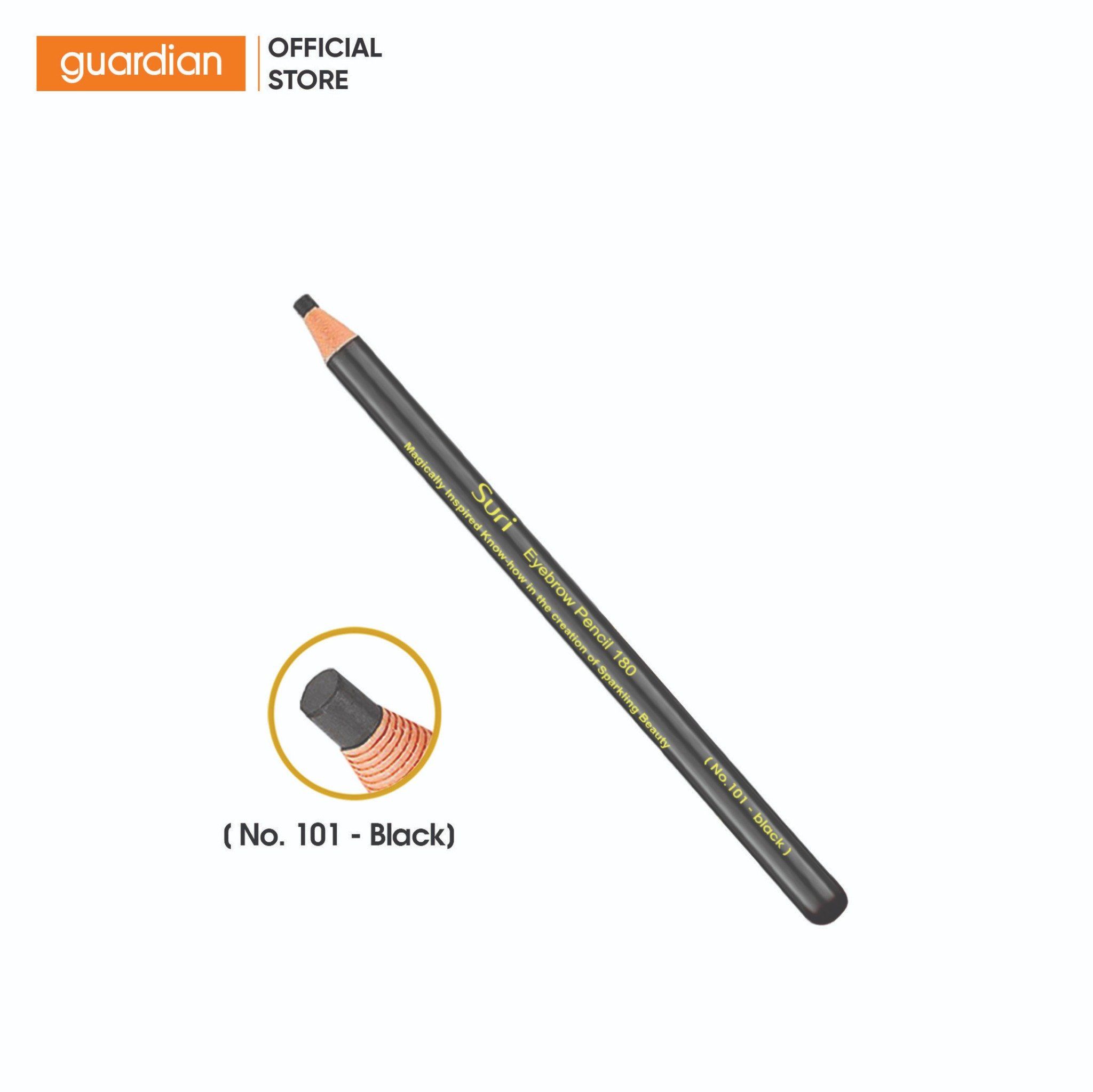 Chì Kẻ Lông Mày Suri Eyebrow Pencil 180 Màu Đen 1,3G