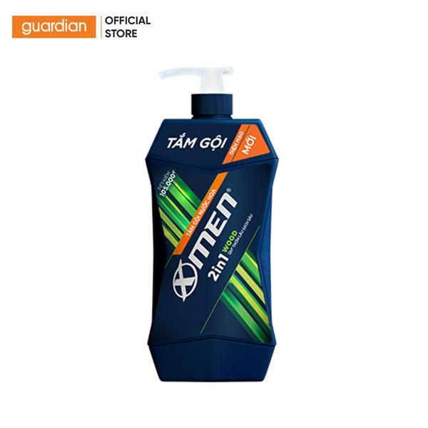 Tắm Gội Nước Hoa 2 Trong 1 X-Men Wood 12h Thơm Lâu Sạch Sâu 650g