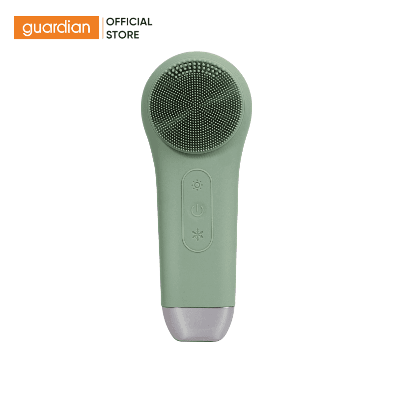 Máy Rửa Mặt Massage Tích Hợp Liệu Pháp Ánh Sáng Và Nhiệt Halio Multi-Task Cleansing & Massaging Device With Red Blue Light Therapy 5 In 1 Sage Green Màu Xanh Lá