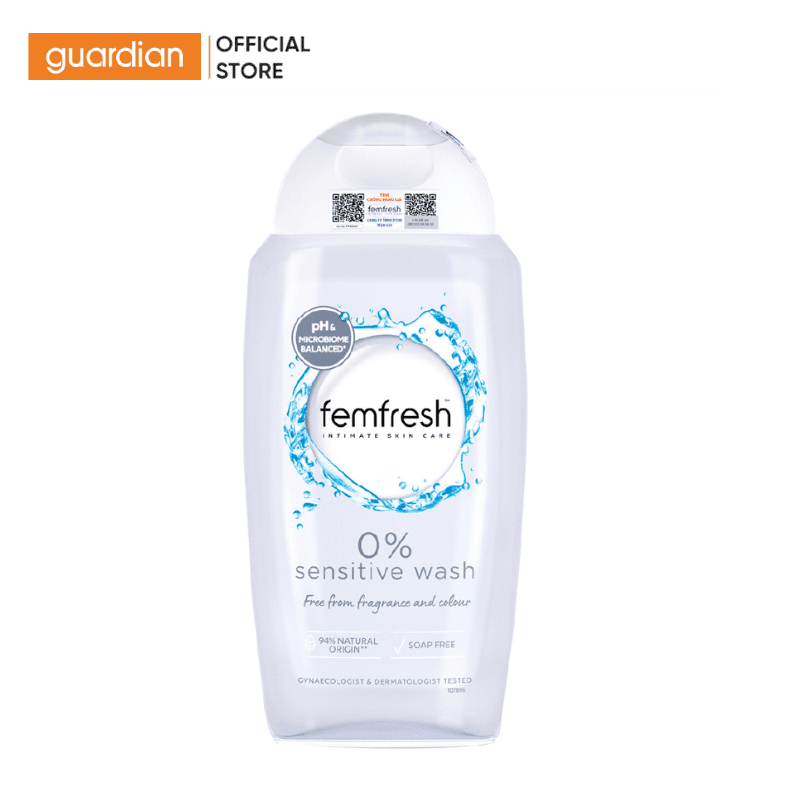 Dung Dịch Vệ Sinh Phụ Nữ Femfresh 0% Sensitive Intimate Wash 250ml