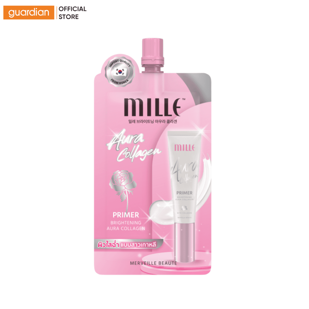 Minisize Kem Lót Sáng Da Mille Brightening Aura Collagen 6G