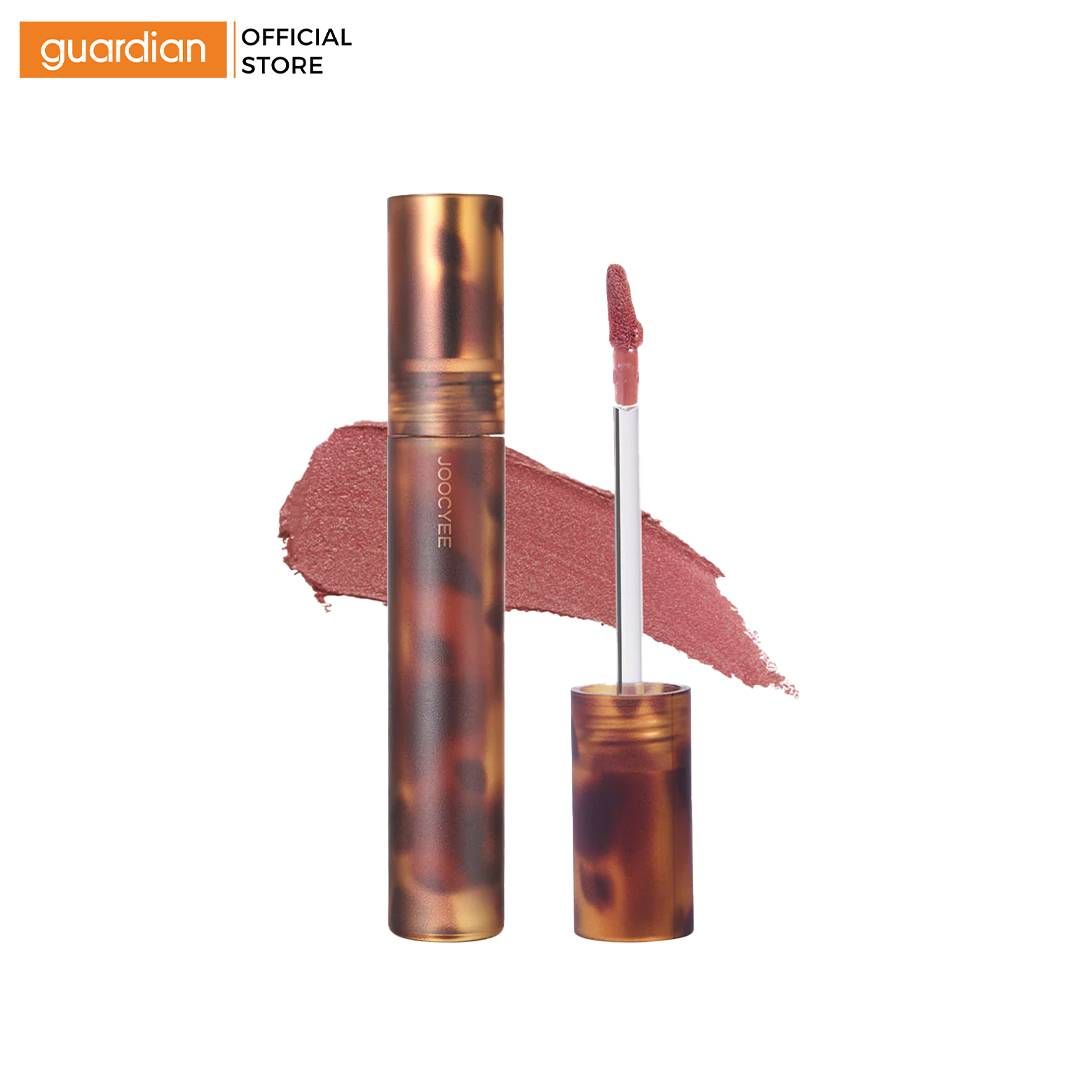 Son Nhung Lì Joocyee Fluffy Matte Mướt Mịn, Bền Màu, Che Phủ Vân Môi V01# Pink Peach 3g