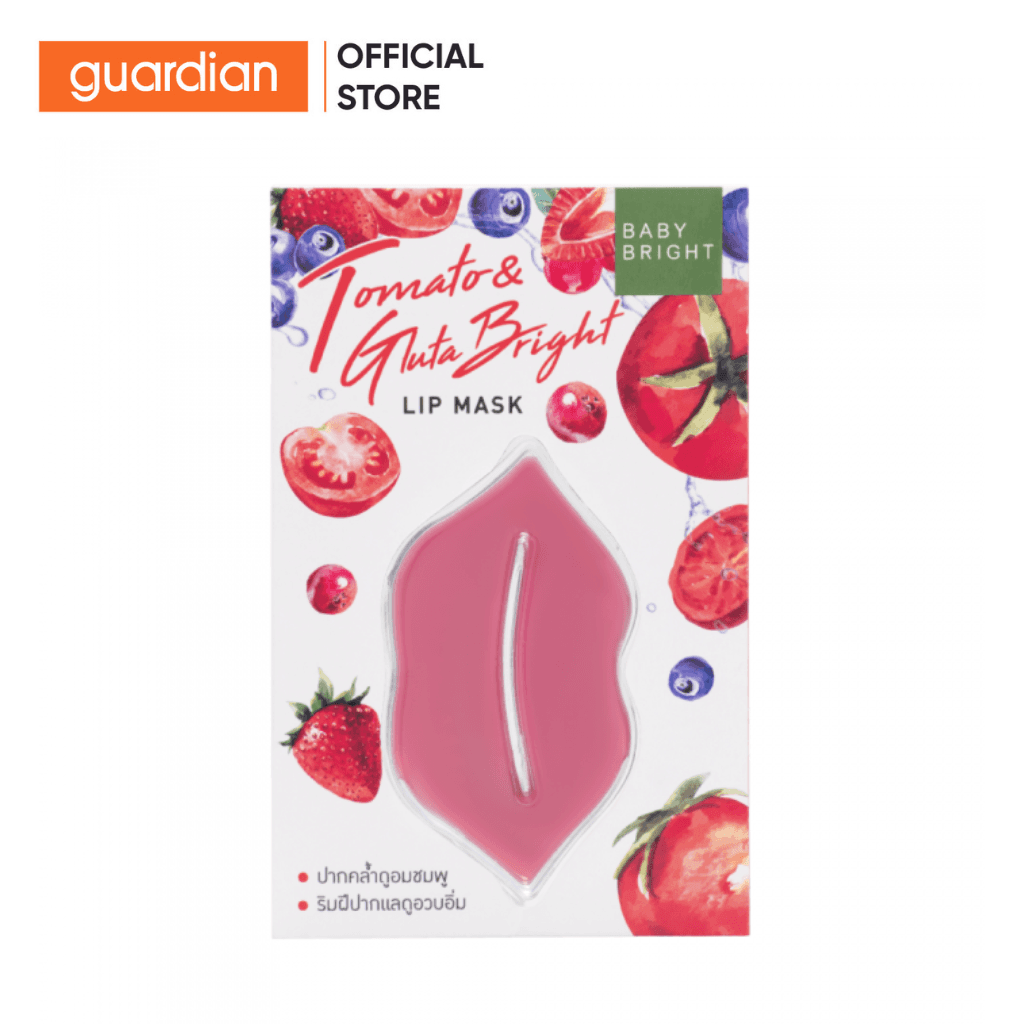 Mặt Nạ Môi Cà Chua Baby Bright Tomato & Gluta Bright Lip Mask 10G