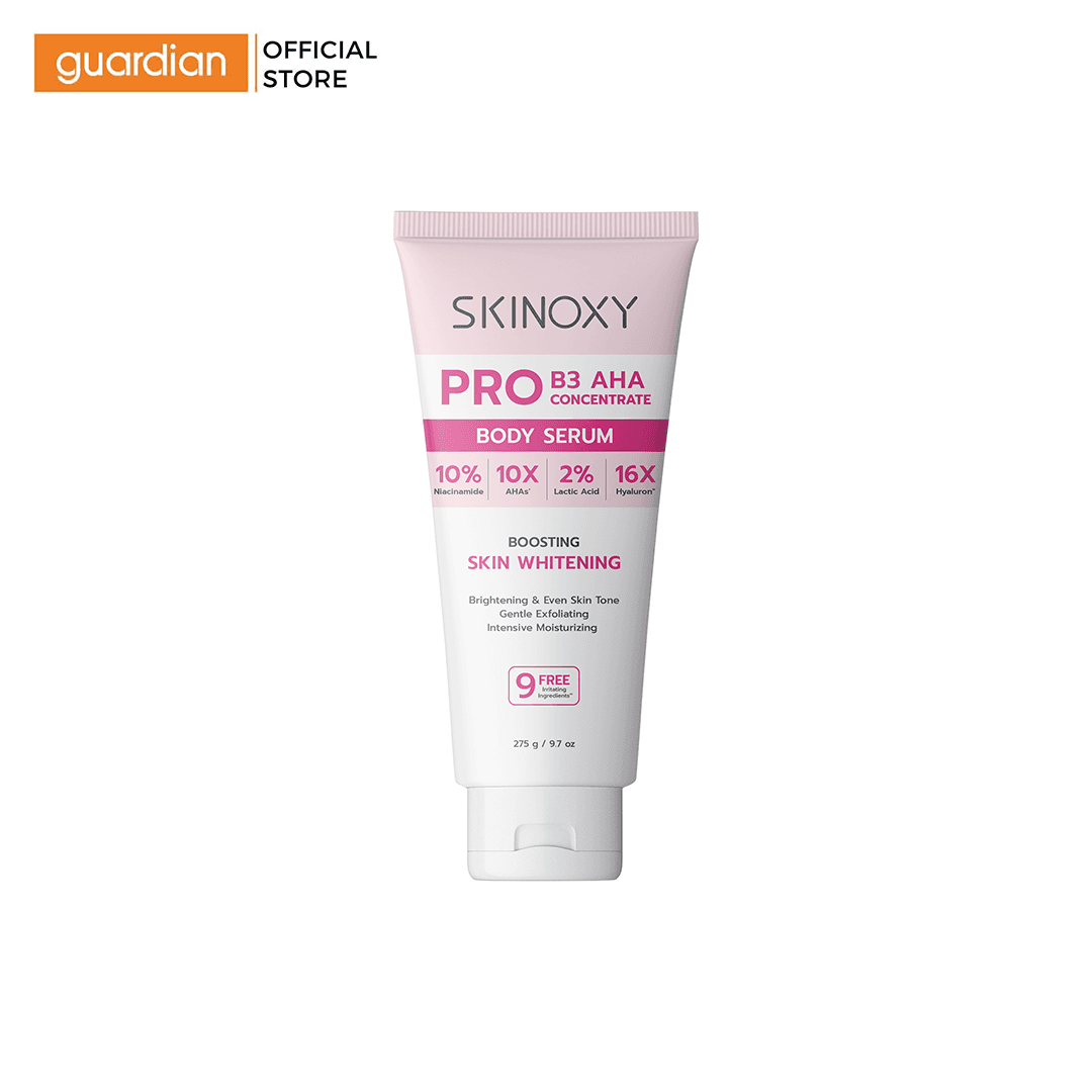 Tinh Chất Dưỡng Thể Dưỡng Sáng Đều Màu Da Skinoxy Pro B3 Aha Concentrate Body Serum 275g