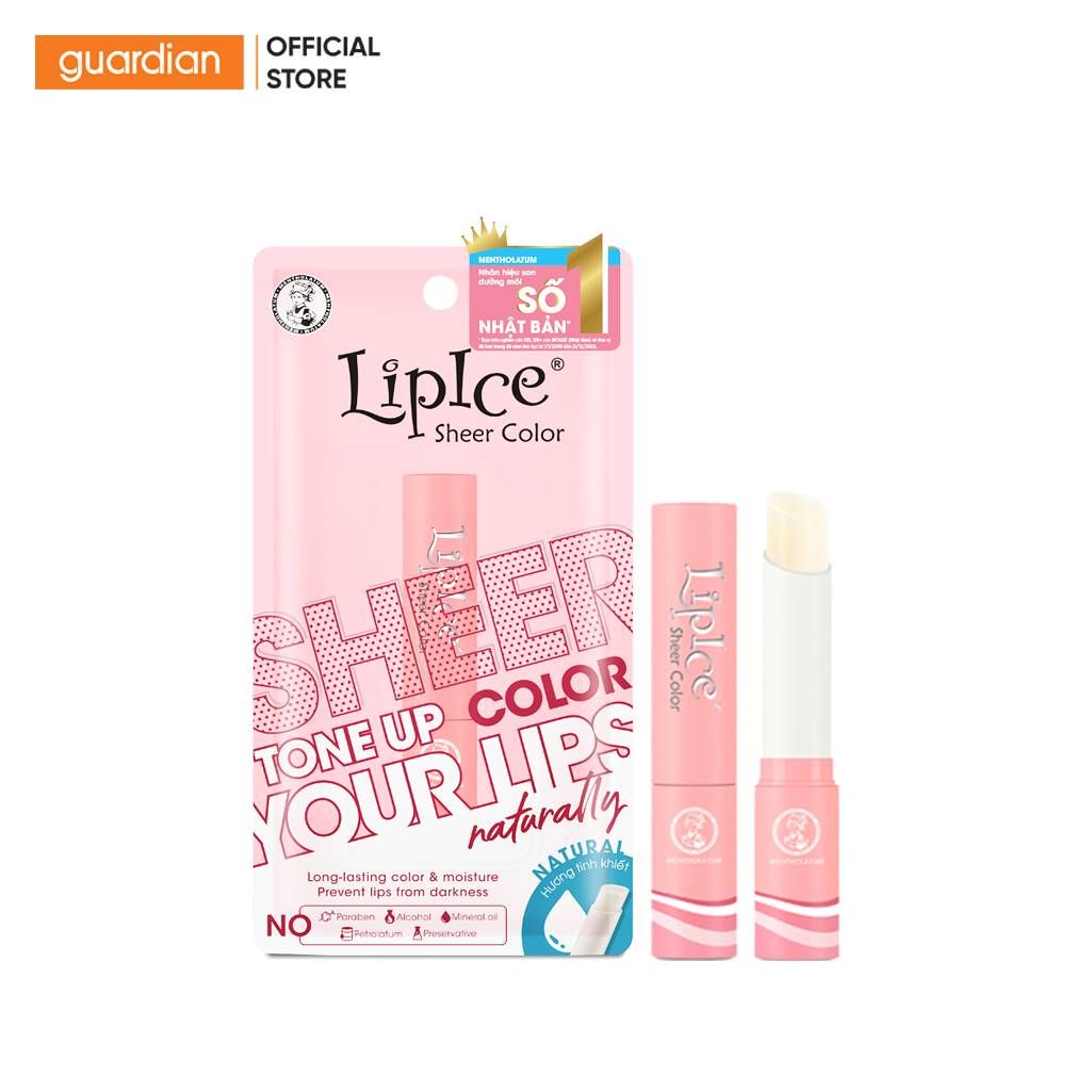Son Dưỡng Môi Lipice Sheer Color Natural Hương Tinh Khiết 2,4Gr