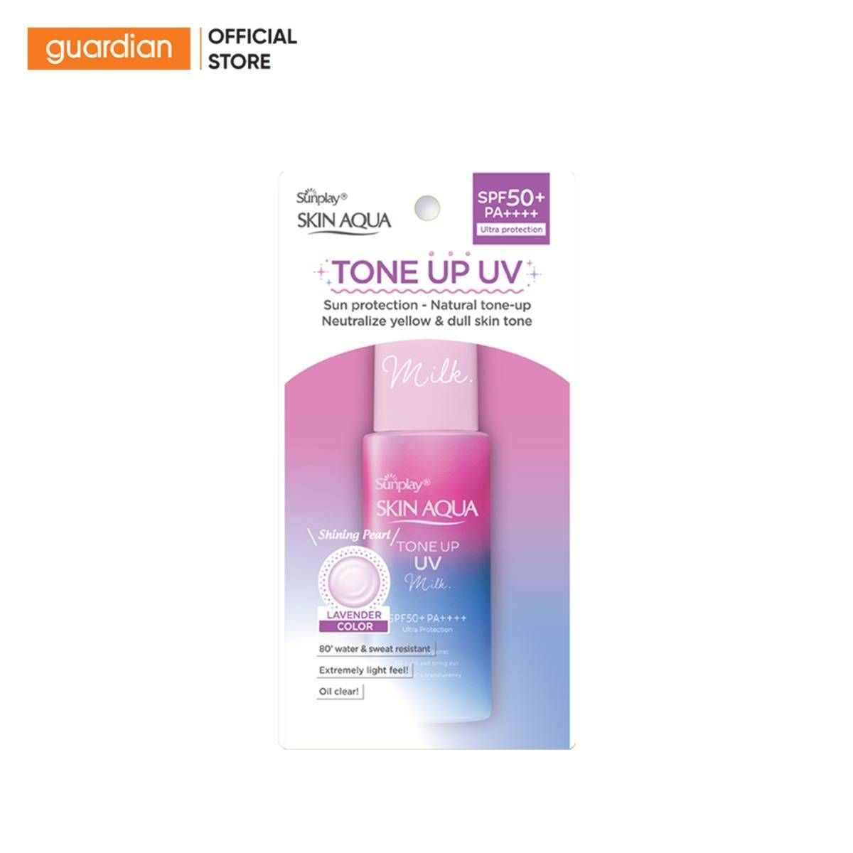 Sữa Chống Nắng Sunplay Skin Aqua Tone Up UV Milk Lavender SPF50+ PA++++ 50g