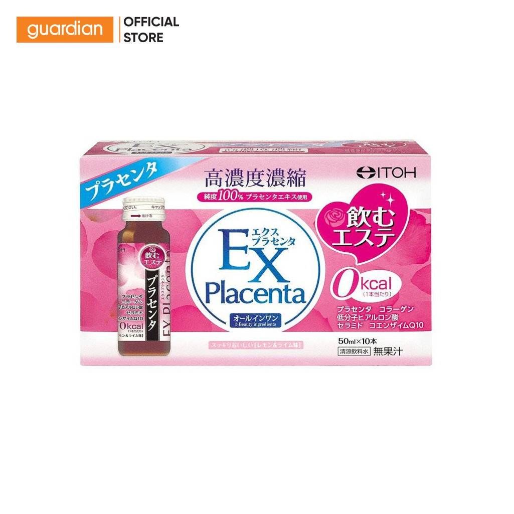 Nước Uống Làm Đẹp Da Từ Nhau Thai Itoh Naris EX Placenta 50ml x 10 chai
