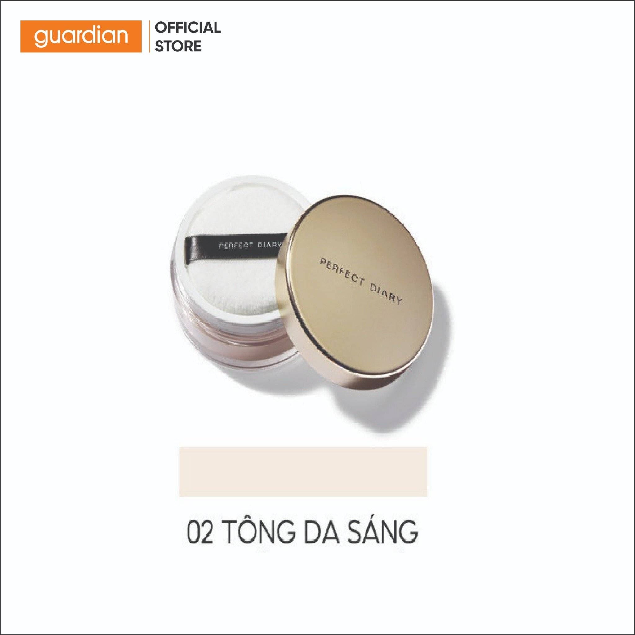 Phấn Phủ Kiềm Dầu Perfect Diary Perfectstay #02 Fair Skin Tone Trắng Hồng 7G