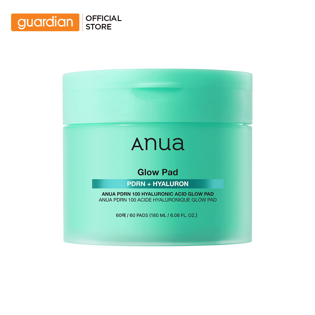 TONER PAD PDRN GIÚP CẤP ẨM DA CĂNG MƯỚT (60 MIẾNG) - ANUA PDRN HYALURONIC ACID GLOW PAD 180ML