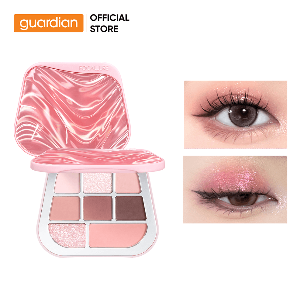 Bảng phấn trang điểm mắt gồm 8 màu FOCALLURE 8 PAN PRESSED POWDER PALETTE PK07