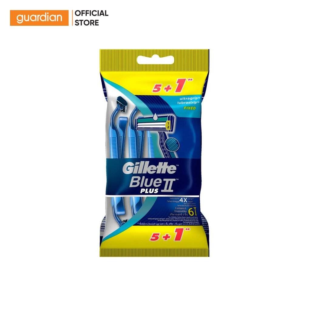 Dao Cạo Râu Gillette Blue 2 Plus - Gói 5+1 Cây