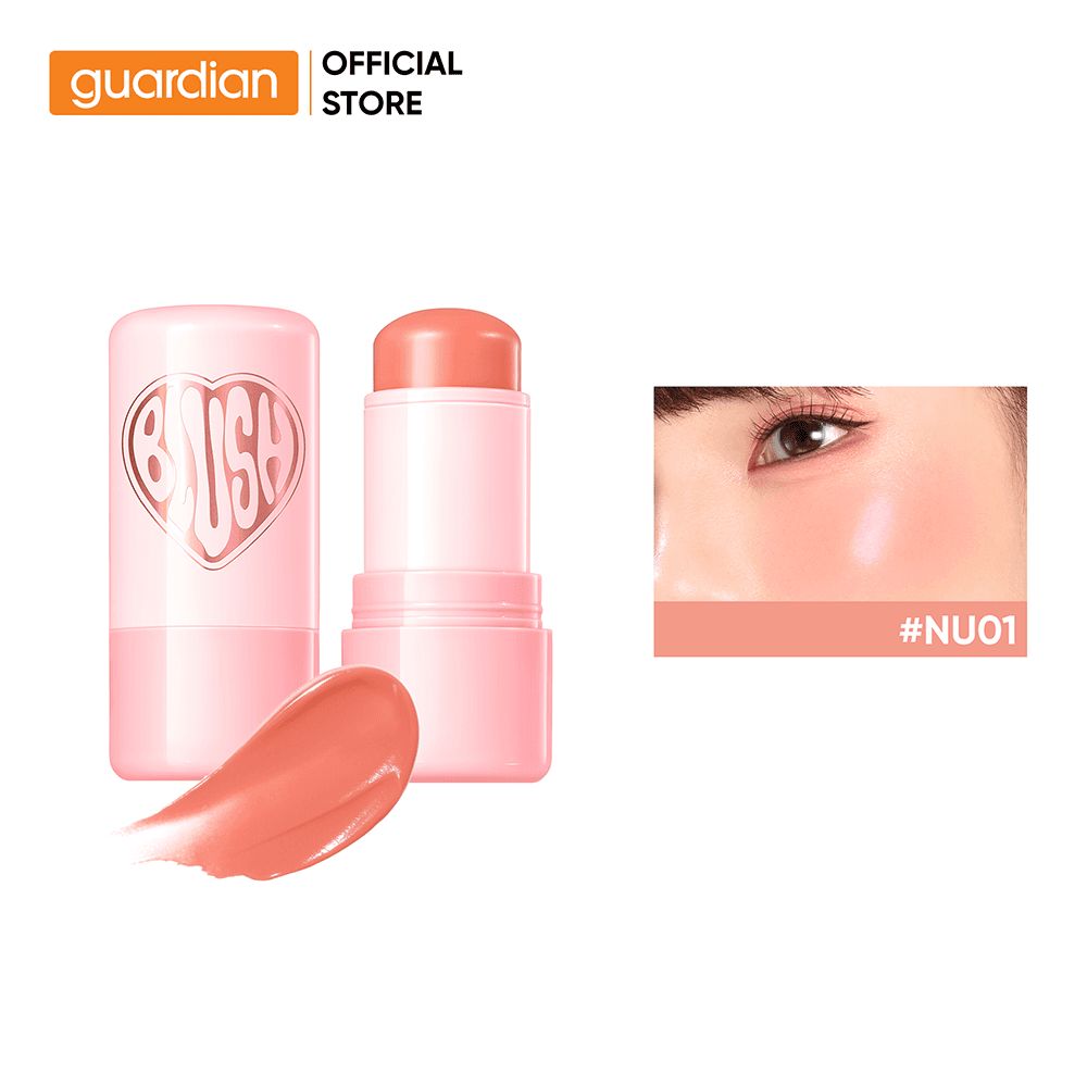 Má hồng kem PINKFLASH Dewy Blush Stick #NU01
