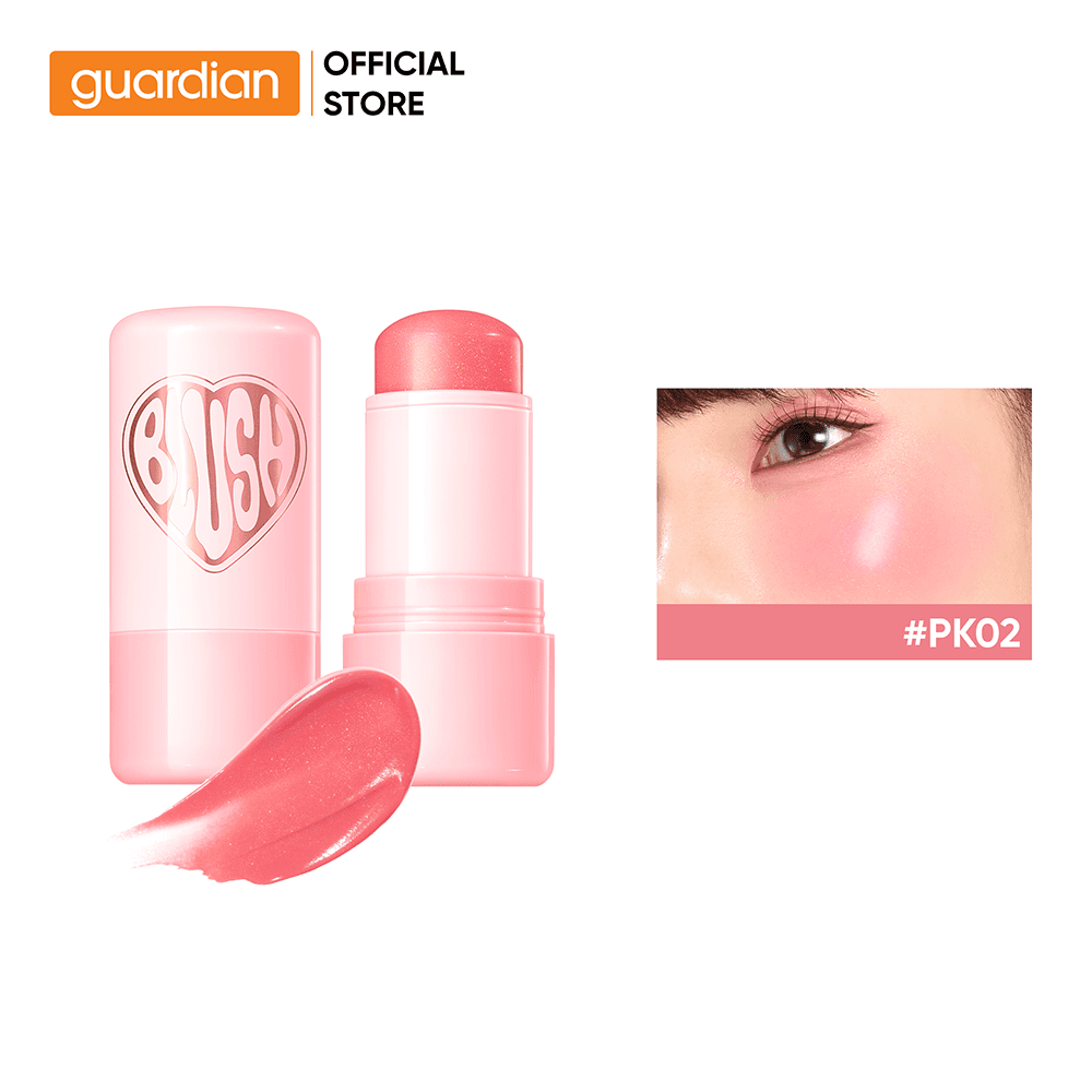Má hồng kem PINKFLASH Dewy Blush Stick #PK02