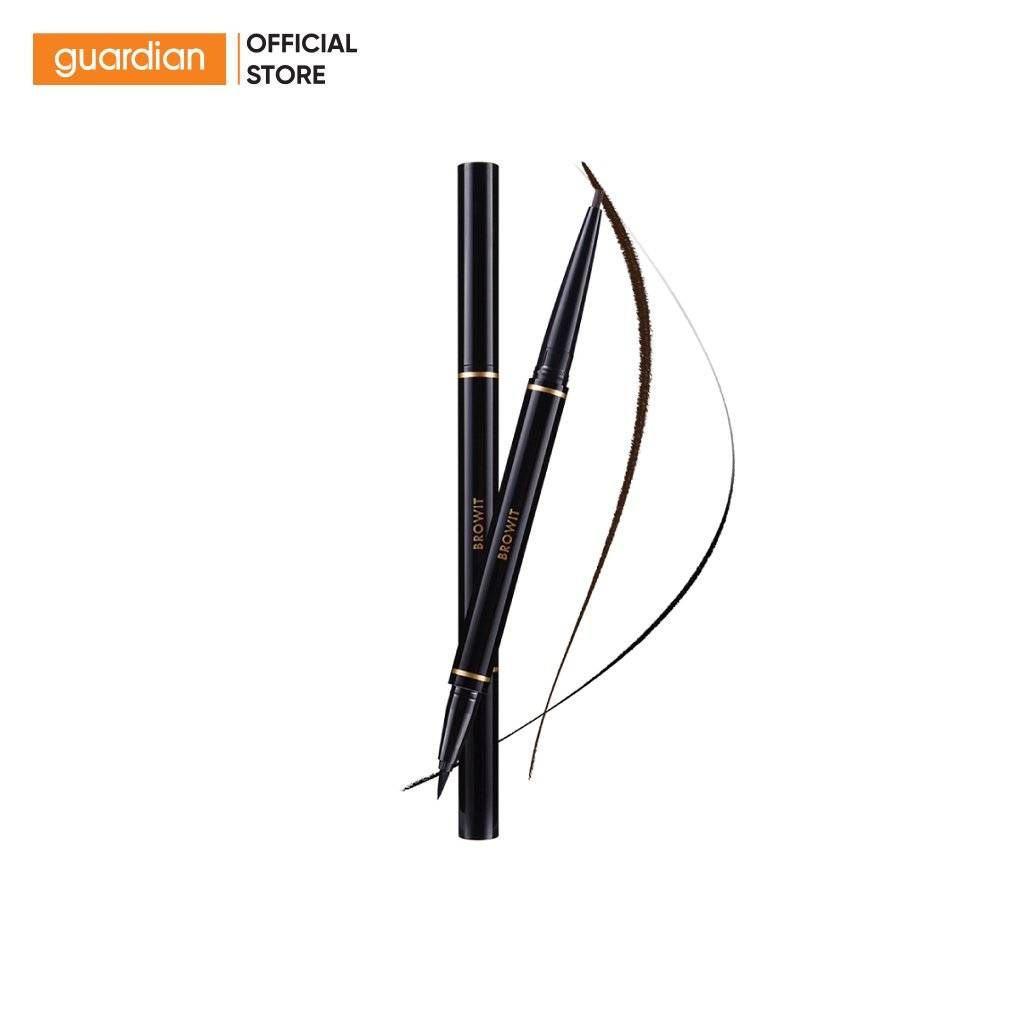 Bút Kẻ Mắt 2 Đầu Browit Hightechnique Duo Eyeliner 0,5Ml + 0,14G