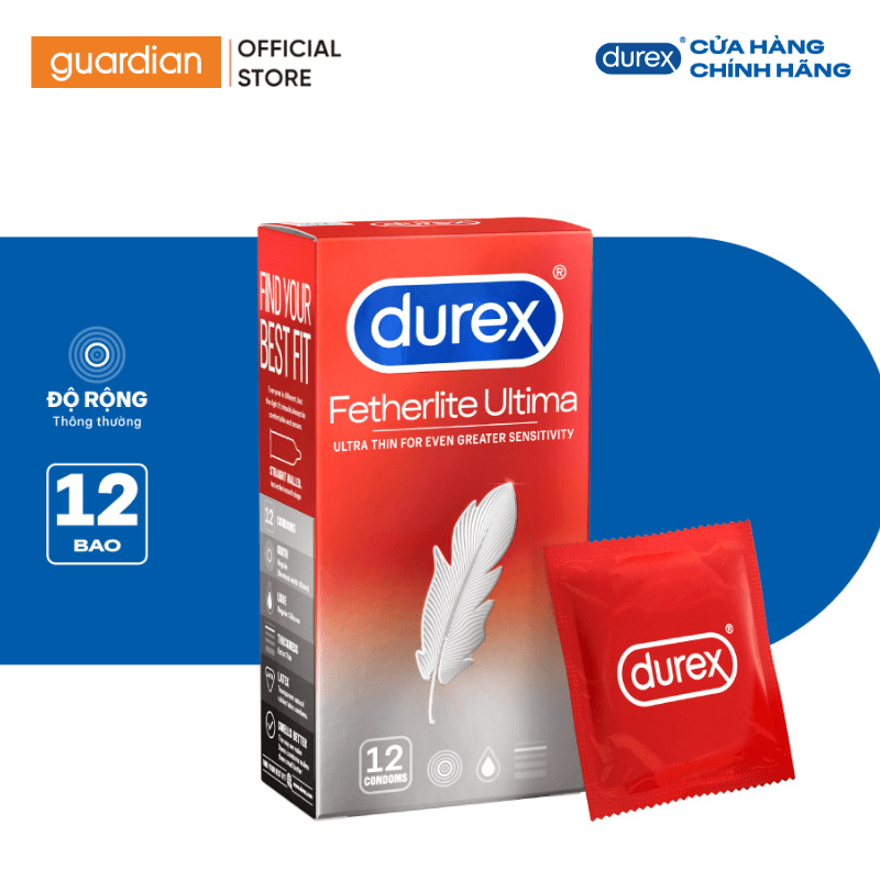 Bao Cao Su Durex Fether Ultima (12 Cái)