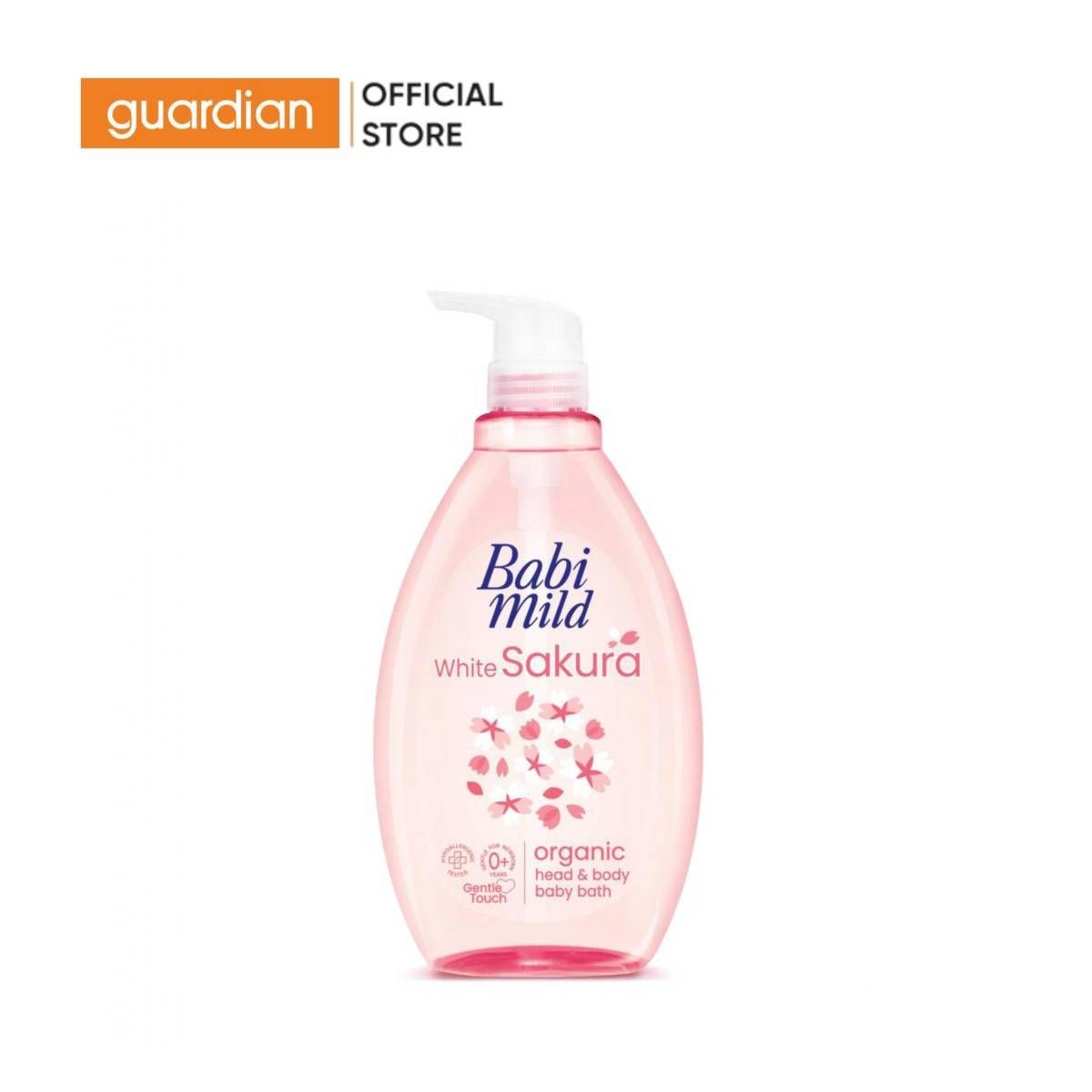 Sữa Tắm Gội Babi Mild White Sakura Hương Hoa Anh Đào Chai 800Ml