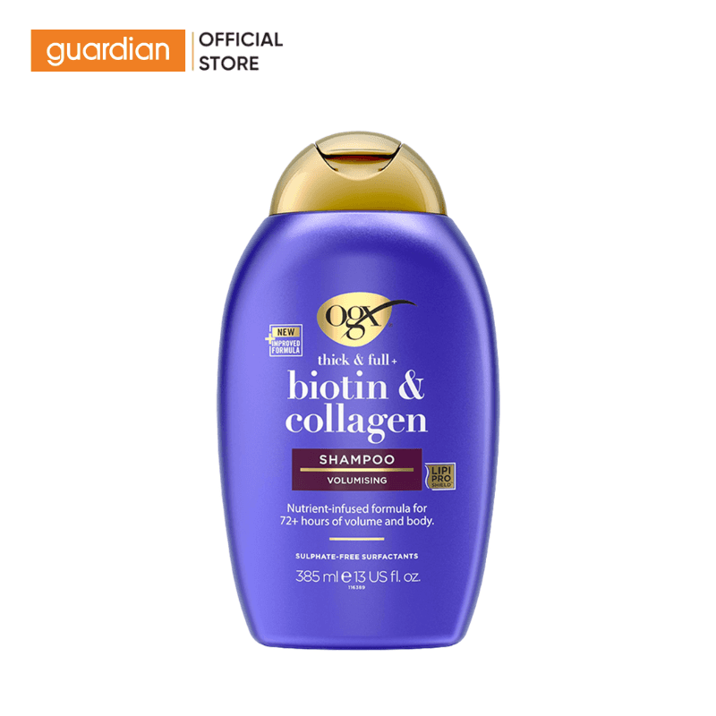 Dầu Gội Giúp Tóc Trông Dày Hơn OGX Biotin & Collagen 385ml