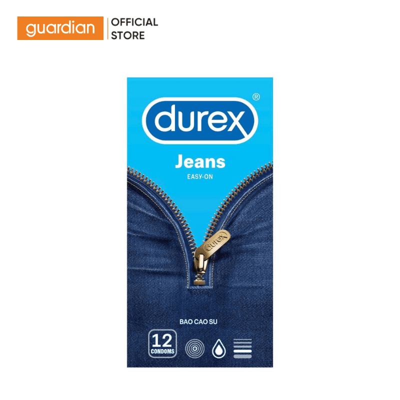 Bao Cao Su Durex Jeans Hộp 12 Cái