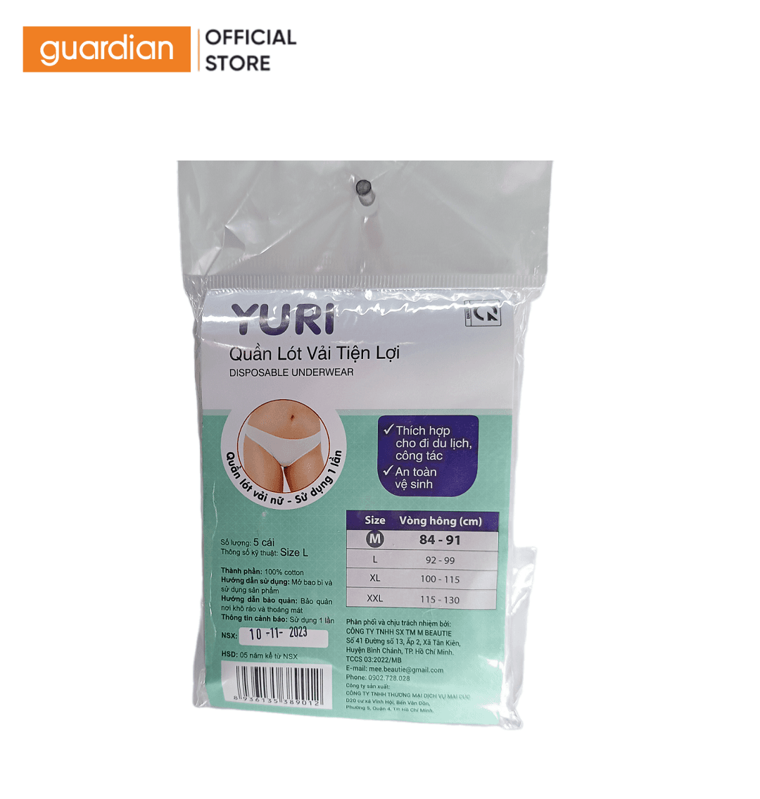 Quần Lót Vải Tiện Lợi Yuki Size M