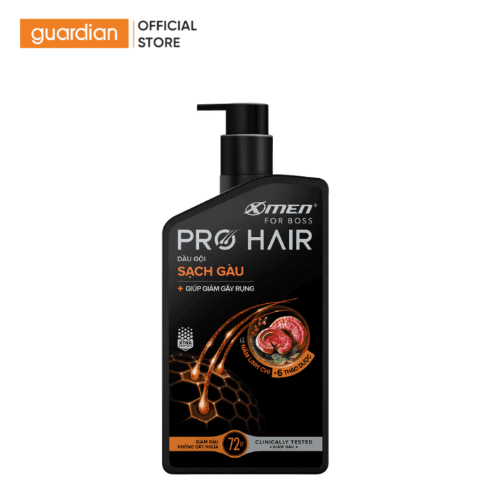 Dầu Gội Sạch Gàu & Giảm Rụng Xmen For Boss Pro Care 350G
