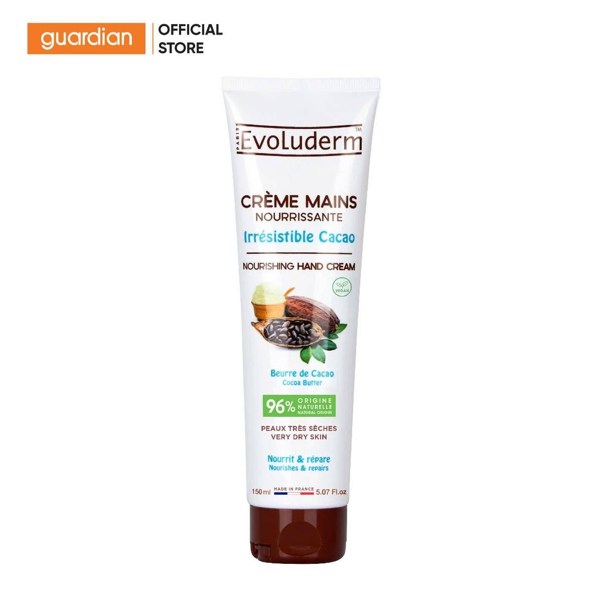 EVOLUDERM KEM D.AM DA TAY CACAO 150ML