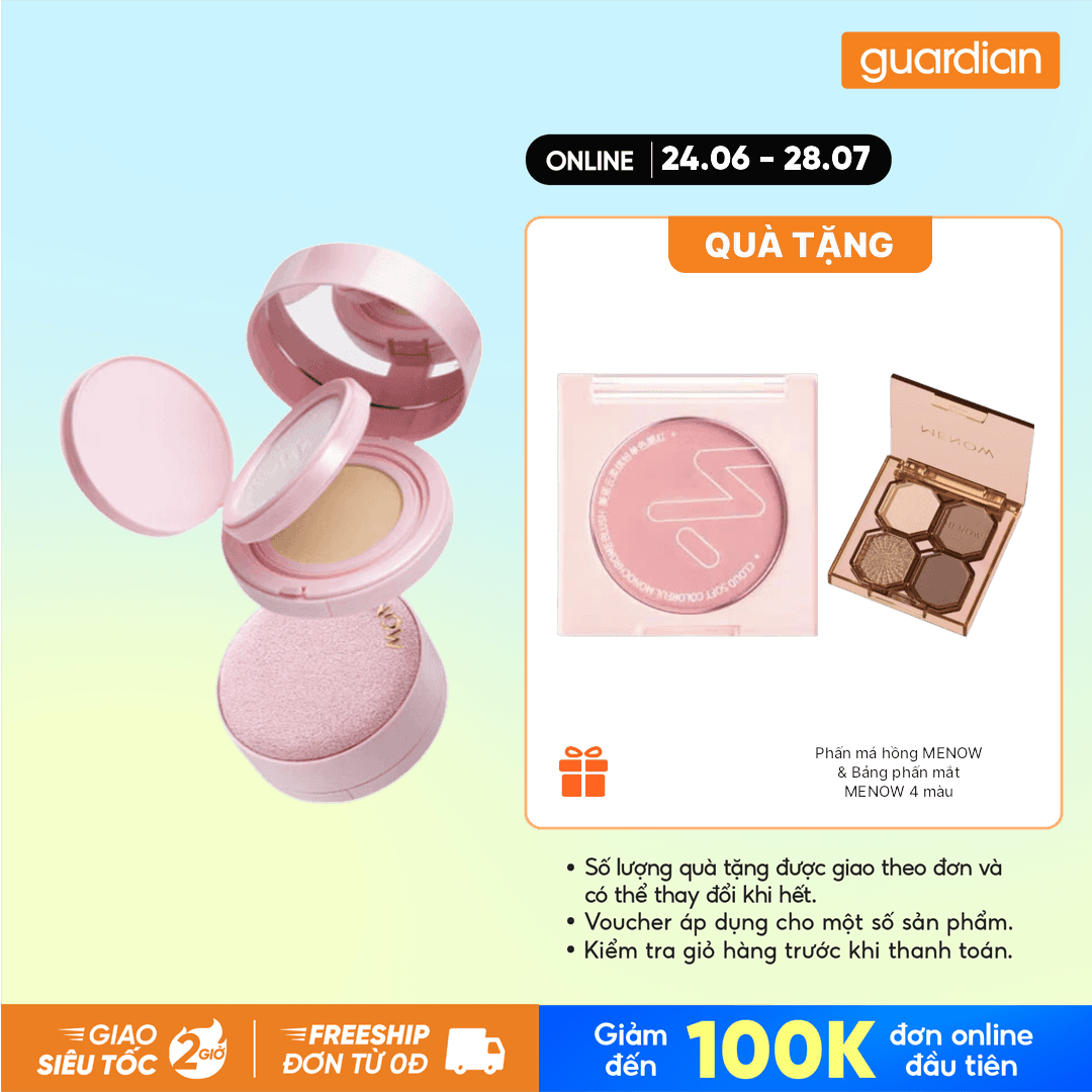 PHẤN PHỦ MENOW CUSHION - PHẤN PHỦ 2IN1 DN01