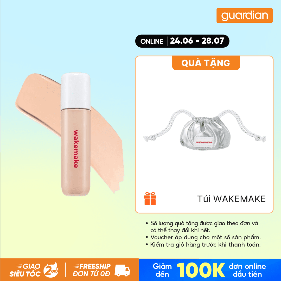 Kem Nền Wakemake Spatula Conceal BB 20ml .#Vanilla