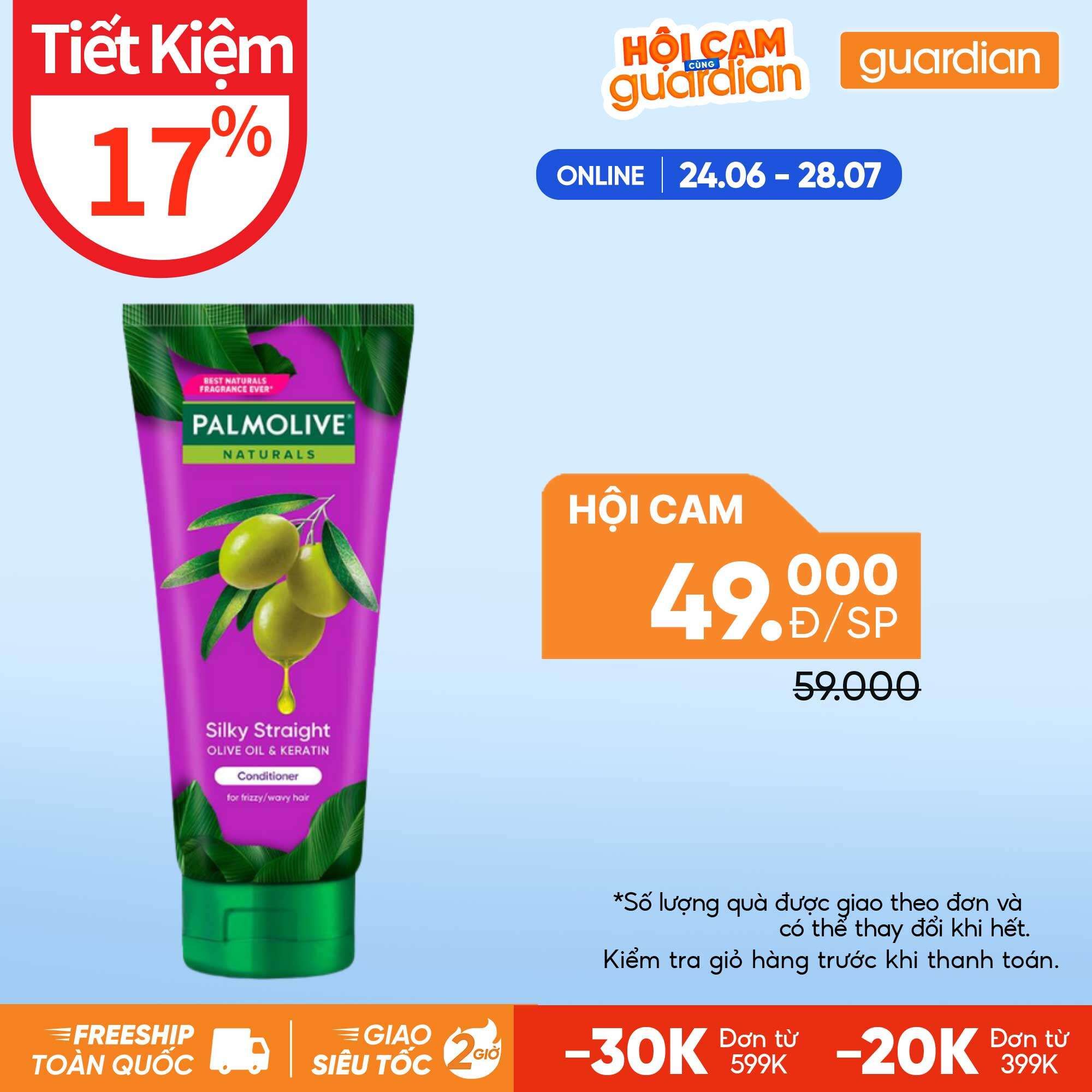 Dầu Xả Palmolive Suôn Mượt Óng Ả Từ Keratin Và Dầu Olive 180ml