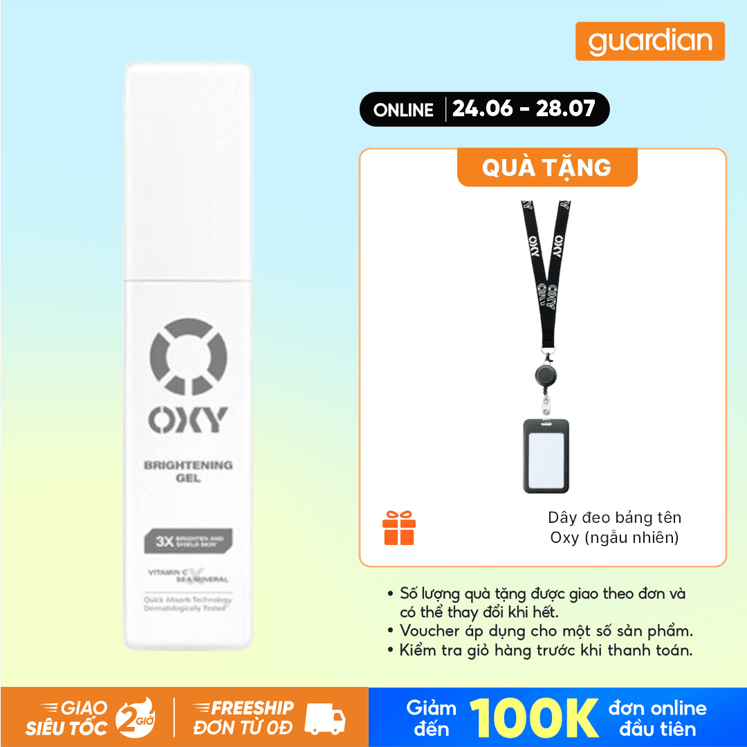 Kem Dưỡng Sáng Da Cho Nam Oxy Brightening Gel Dạng Gel 50ml