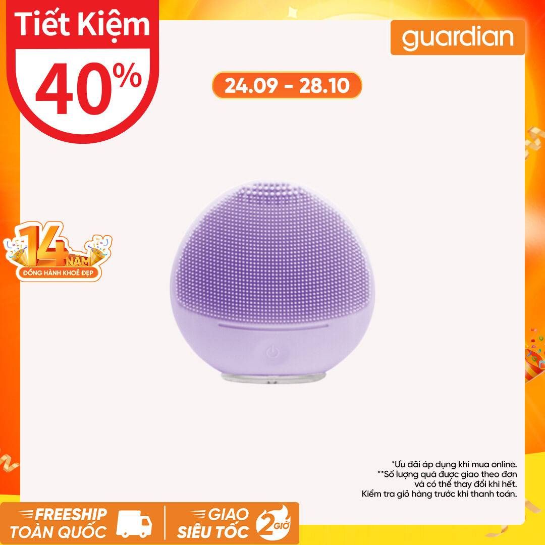Máy Rửa Mặt Giúp Da Sạch Sâu Halio Sensitive Facial Cleansing And Massaging Device Purple Rain Limited Edition Dành Cho Da Nhạy Cảm Màu Màu Tím