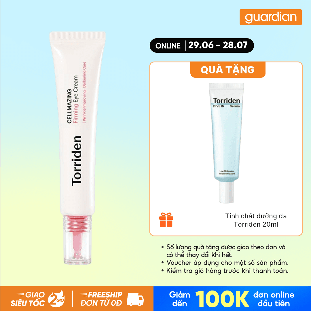 Kem Dưỡng Mắt Torriden Cellmazing Firming Eye Cream 30ml