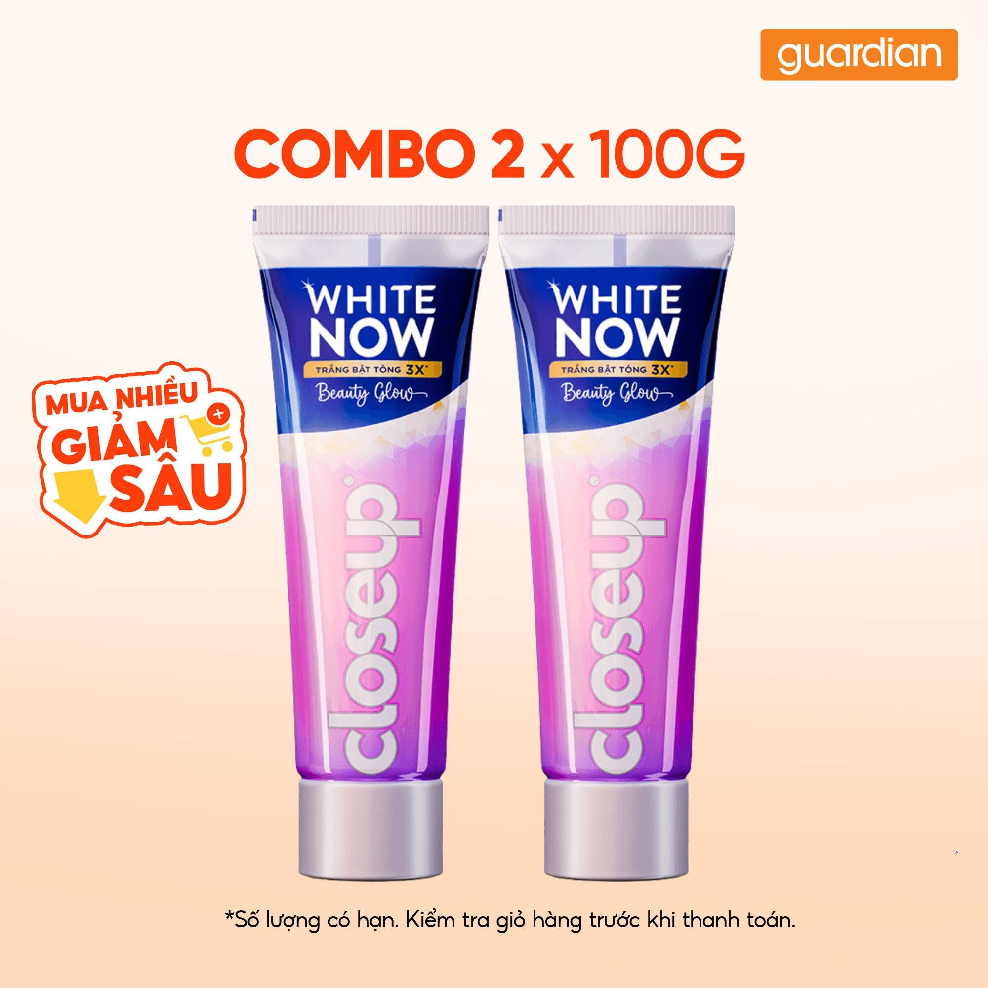 Combo 2 CLOSEUP KDR WN BEAUTY GLOW 100G
