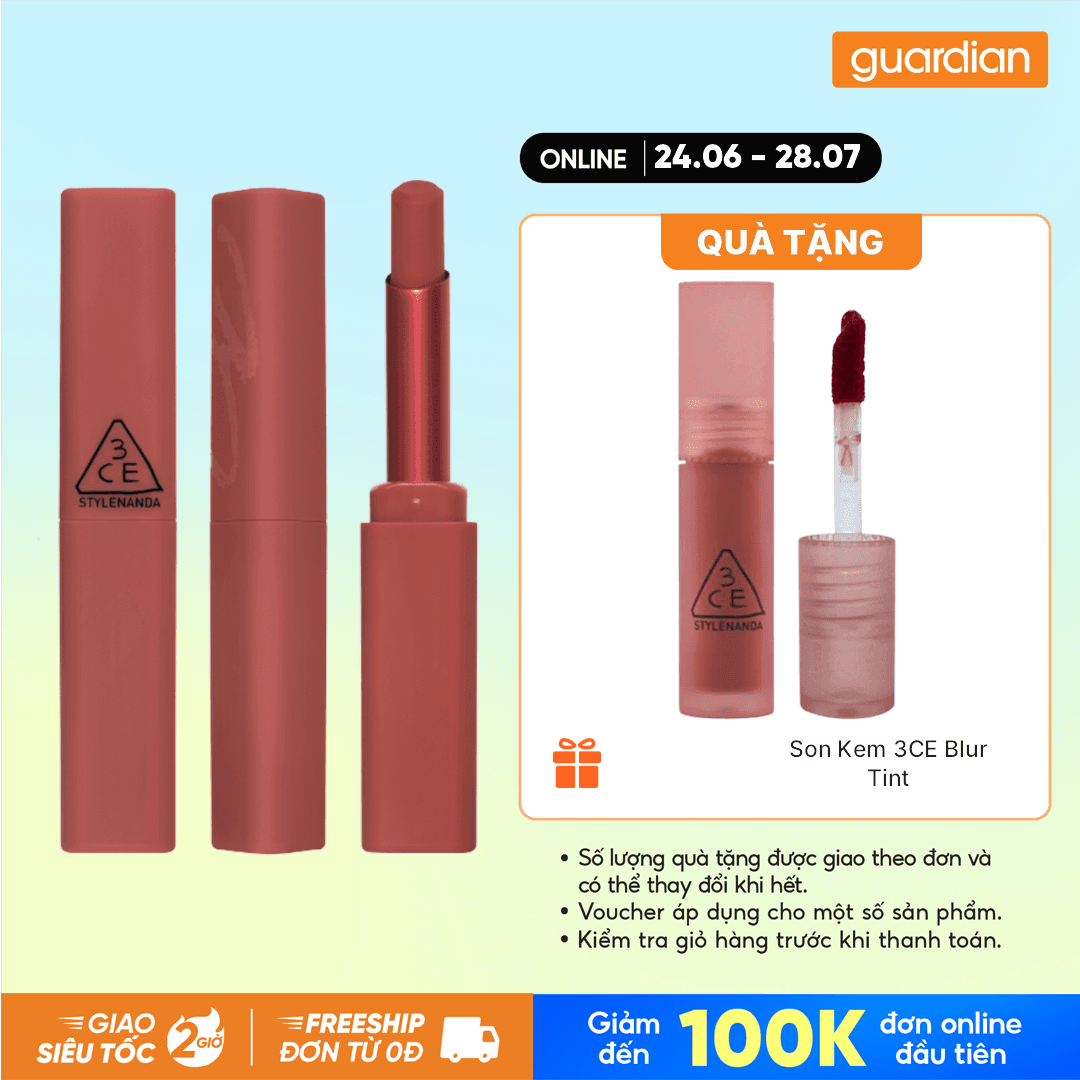 Son sáp mịn 3CE Sketch Stick #10 Already Booked
