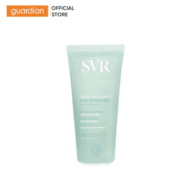 Gel Rửa Mặt Giúp Làm Sạch Bụi Bẩn Và Không Gây Khô Da Dành Cho Da Nhạy Cảm SVR Physiopure Gelee Moussante 200ml
