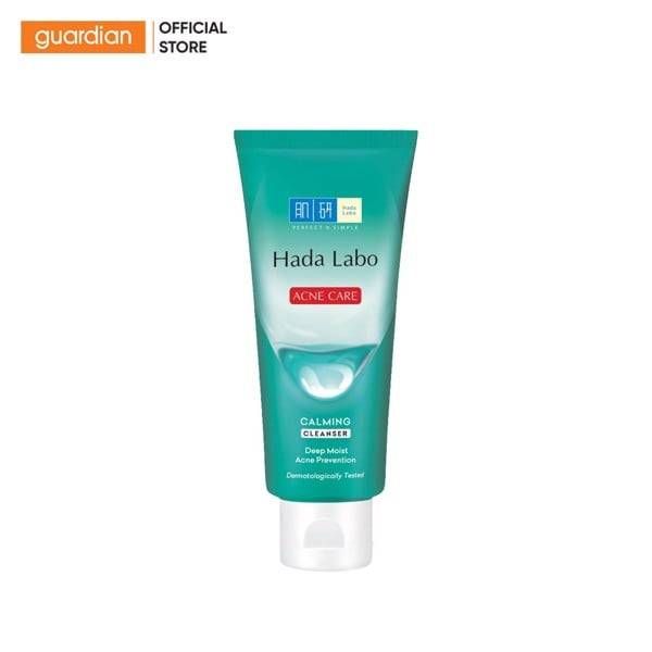 Kem Rửa Mặt Ngừa Mụn Và Dưỡng Ẩm Acne Care Calming Cleanser Hada Labo 80Gr