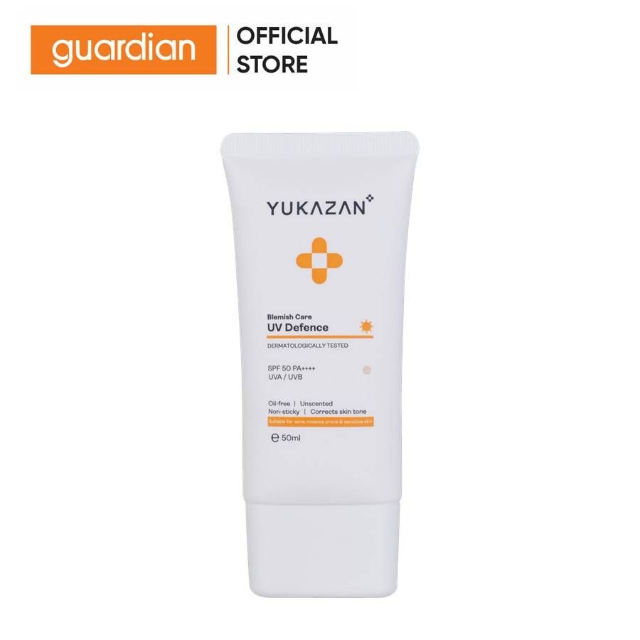 Kem Chống Nắng Dành Cho Da Mụn và Da Nhạy Cảm Yukazan Blemish Care SPF 50 PA++++ 50ml