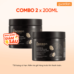 Combo 2 Cocoon Cà Phê Đak Lak Làm Sạch Da Chết 200ml