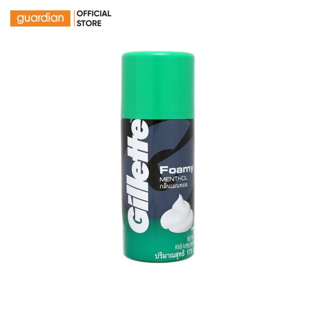 Bọt Cạo Râu Hương Bạc Hà Foamy Methol Gillette 175Gr