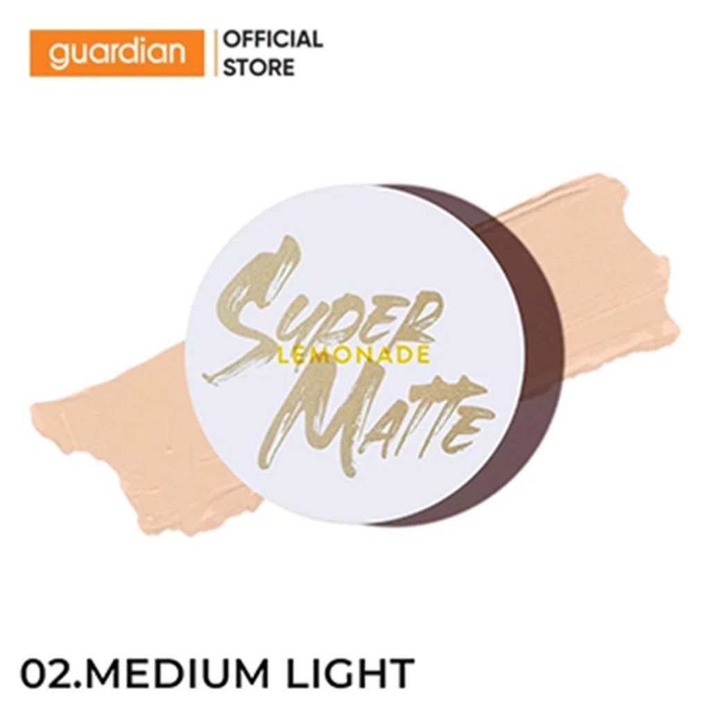Phấn Nước Siêu Kiềm Dầu Lemonade Super Matte Cushion 02 Medium Light 15G