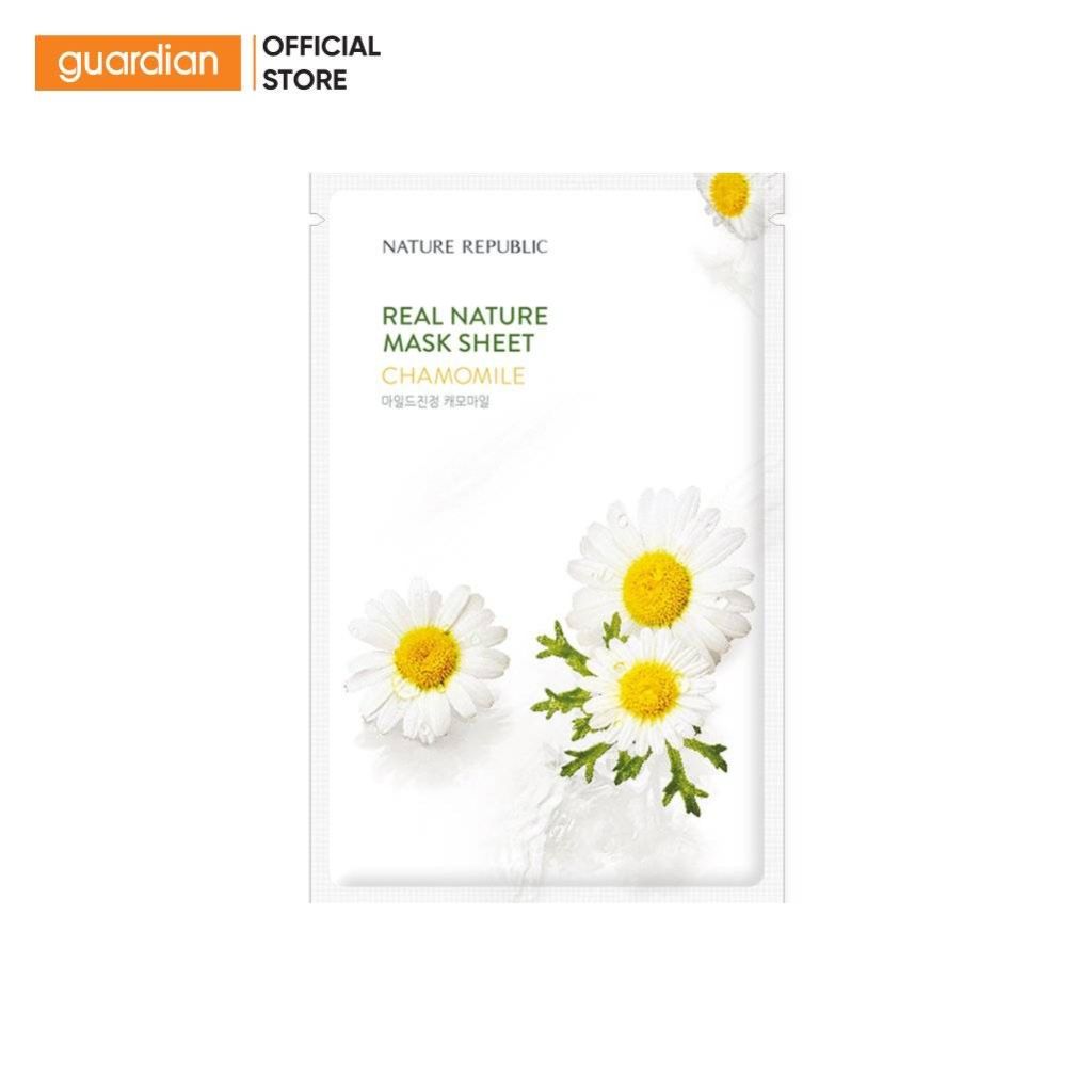 Mặt Nạ Giấy Real Nature Chamomile Mask Sheet Nature Republic 23Ml