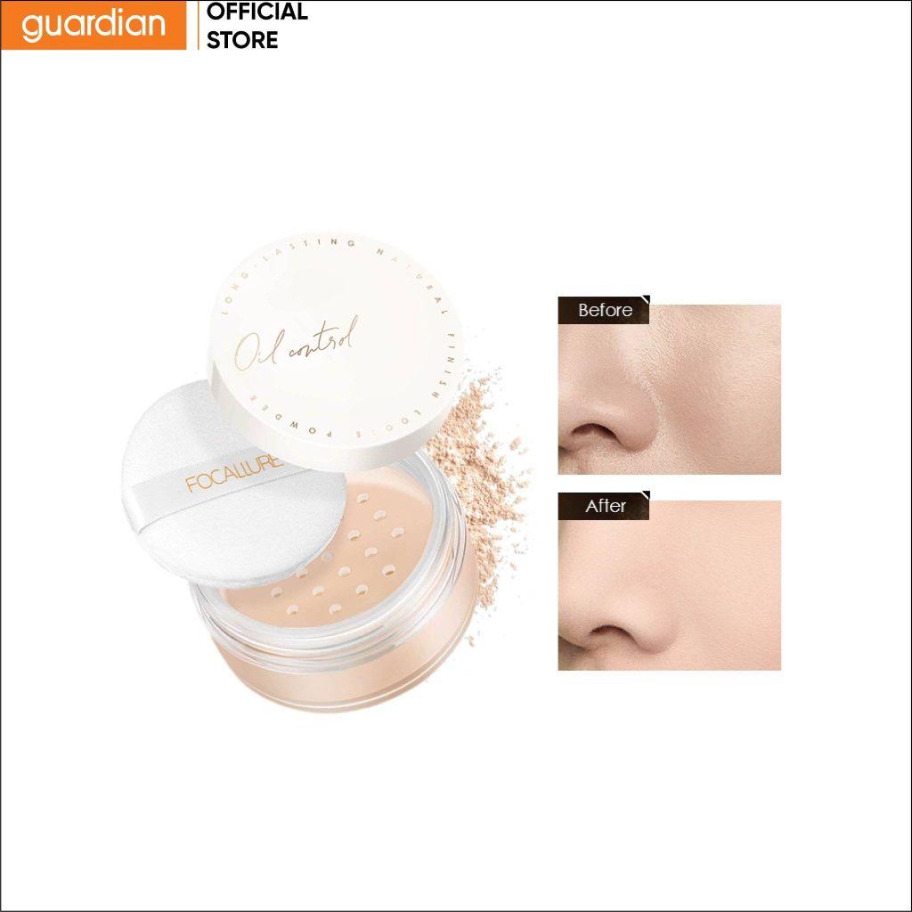 Phấn Phủ Dạng Bột Kiềm Dầu Focallure FA201 #01 Không Màu 12gr